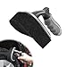 BWBWND Car Tire Shine Applicator HighDensity Sponge Tyre Dressing Applicator Pad with Curved Handle Reusable Wheel Polishing Brush Auto Detailing Foam for Applying Tire Shine 1 PCS - Image 2