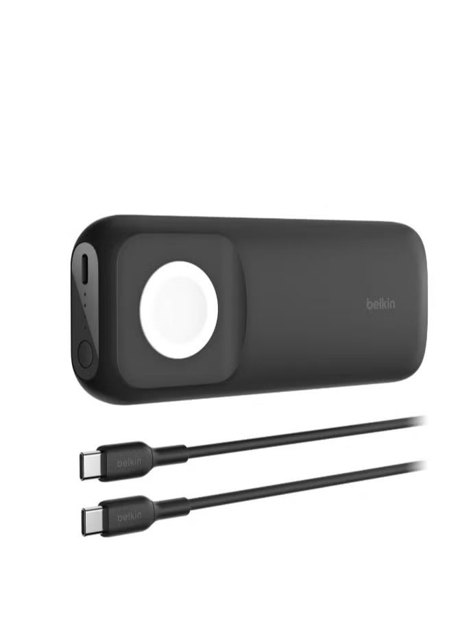 فيبكا Belkin BoostCharge Pro Fast Wireless Charger for Apple Watch + Power Bank 10000 mAh - Image 4