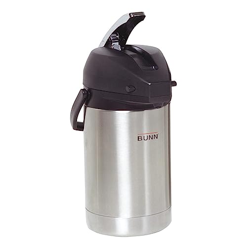 BUNN 2.5 Liter Lever-Action Airpot, Stainless Steel, 32125.0000 - Image 4
