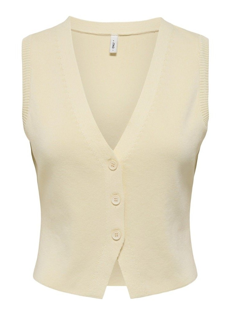 ONLY Onlalice Sl Vneck Vest Cc Knt - Image 1
