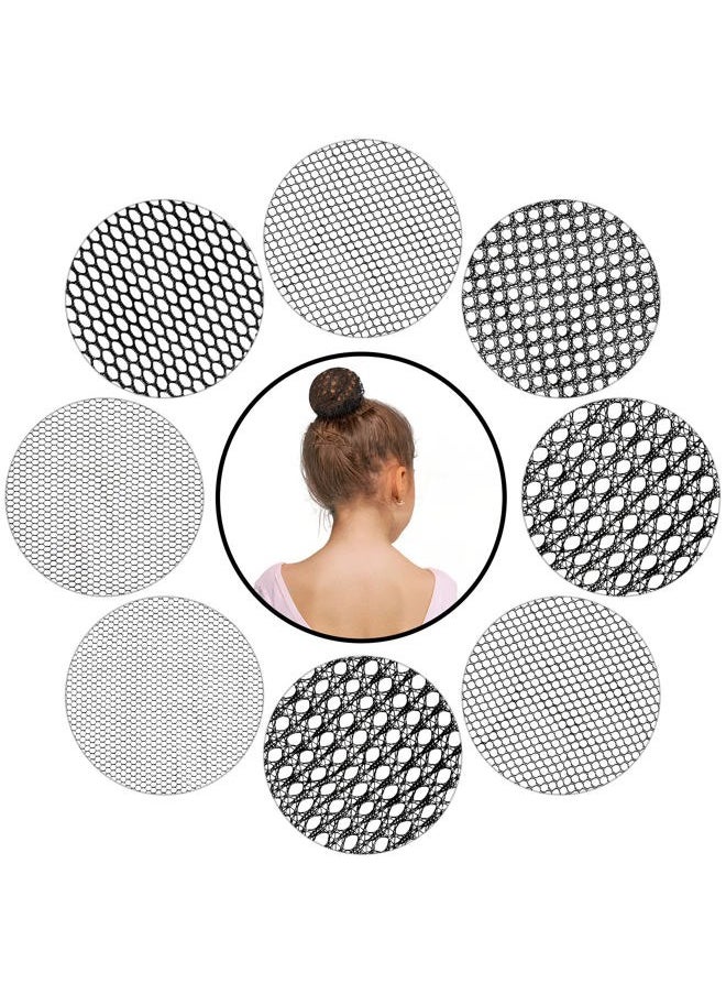 Waydress 8 Pieces Invisible Hair Nets for Ballet, Dance, and Buns - Natural Style Hair Covers for Women and Girls  - Image 1