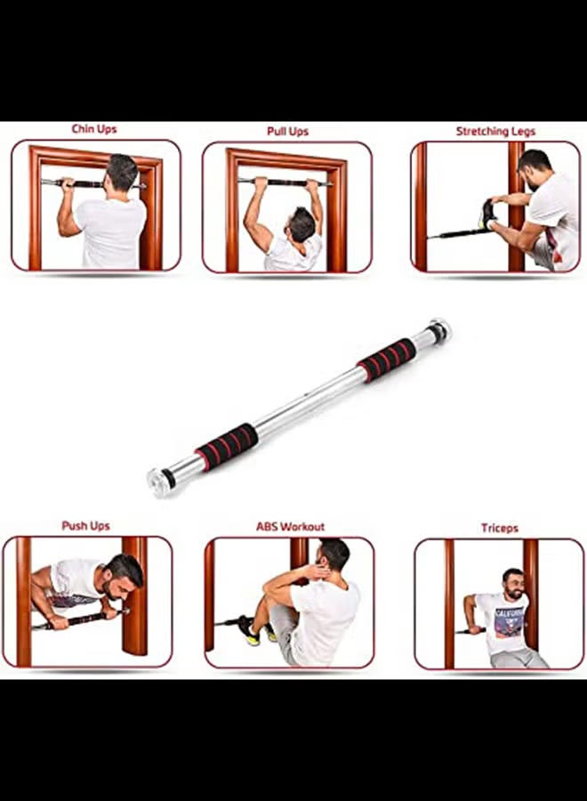 TNGames 【Adjustable Version】Doorway Horizontal Pull-Up Bar, 62-100cm Adaptive Installation, No-Drilling Home Fitness Equipment - Image 3