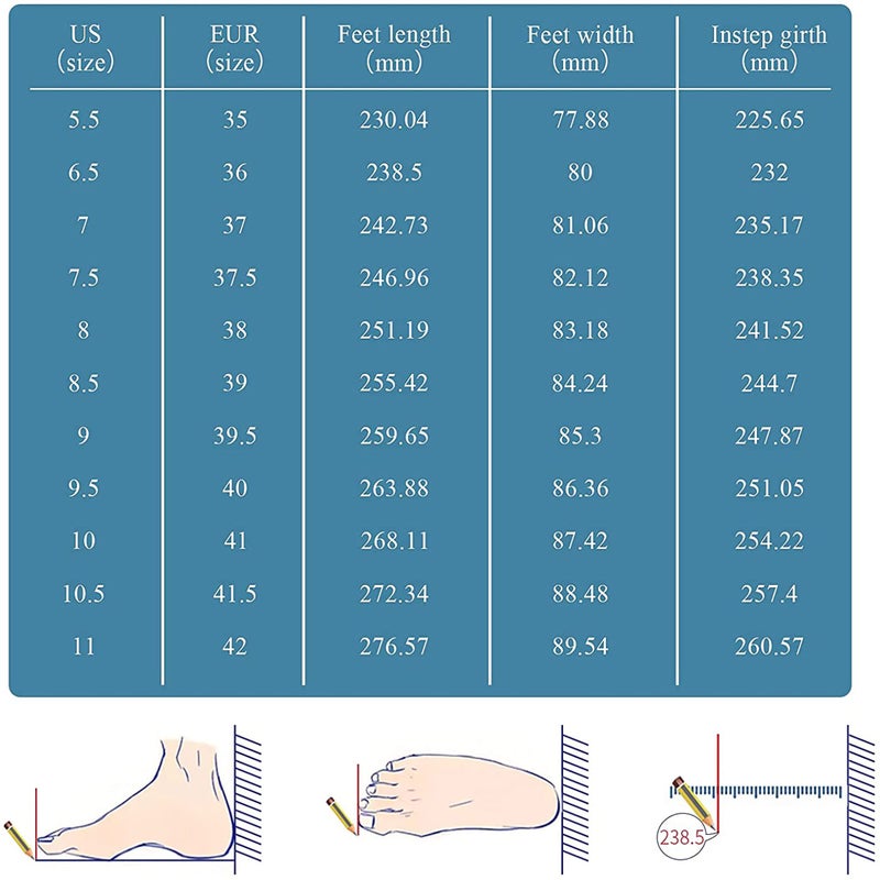 Slow Man Women's Walking Shoes Sock Sneakers - Breathable Mesh Slip On Lady Girls Work Nursing Easy Shoes Platform Loafers Black8.5 - Image 4