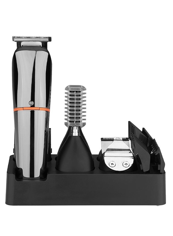 NIBEMINENT ماكينة قص الشعر متعددة الوظائف للرجال، ماكينة قص شعر الأنف واللحية، ماكينة حلاقة شعر كهربائية احترافية - Image 4