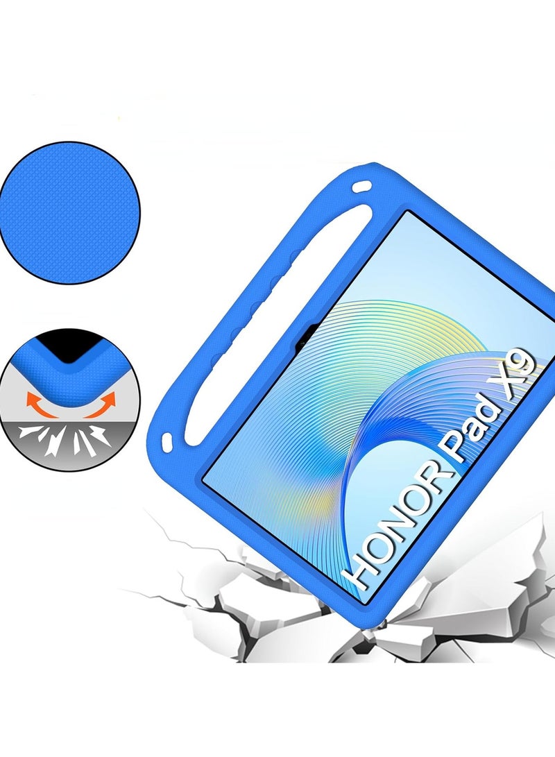 متوافق مع حافظة Honor Pad X9 / X8 Pro مقاس 11.5 بوصة 2023 للأطفال، حافظة واقية خفيفة الوزن مضادة للصدمات وصديقة للأطفال من مادة EVA، غطاء تابلت عالي التحمل بمقبض