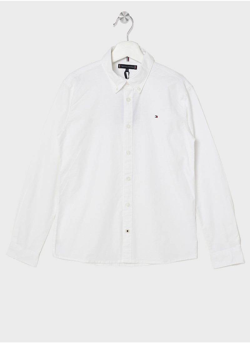 TOMMY HILFIGER Youth Button Down Shirt  - Image 1