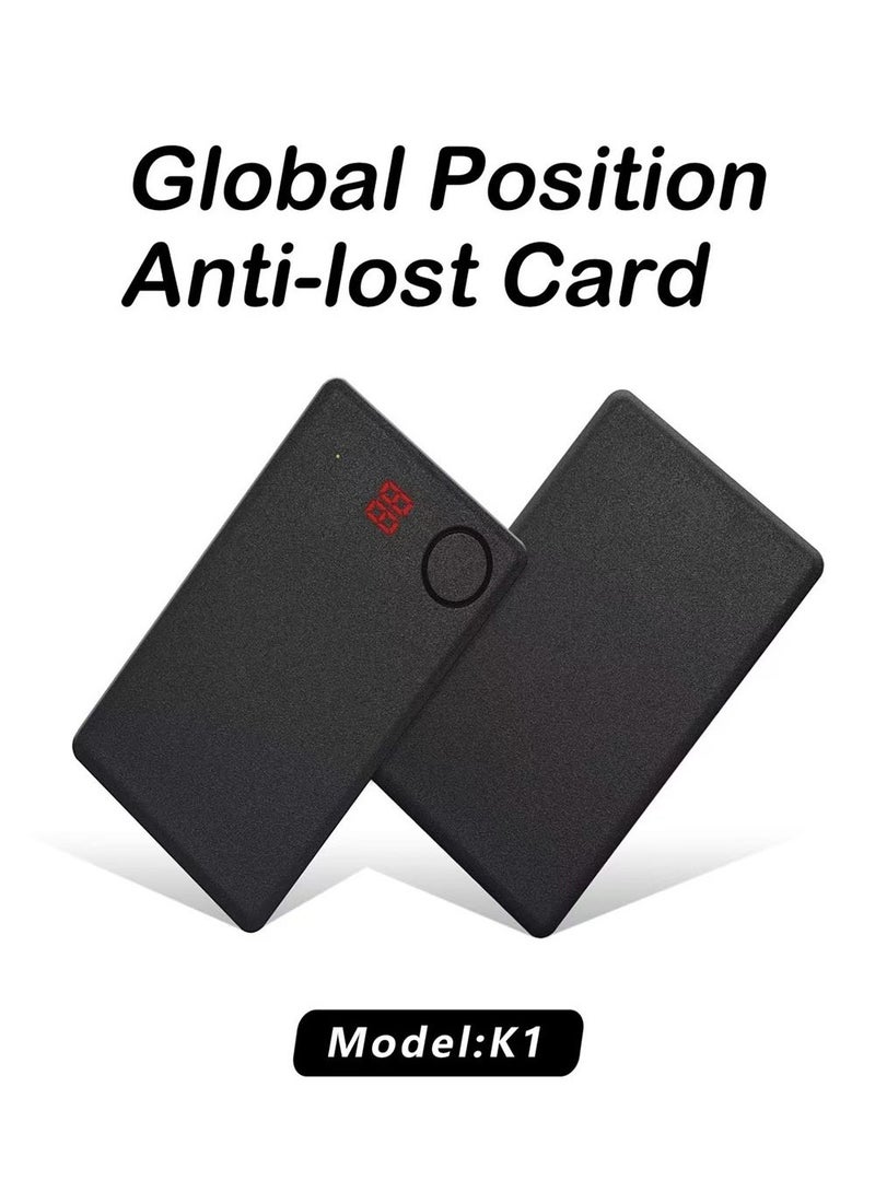 Wallet card GPS tracker works on IOS Android smart finder standby 36 months luggage backpack locator tracking device Global Position Anti-lost card - Image 1