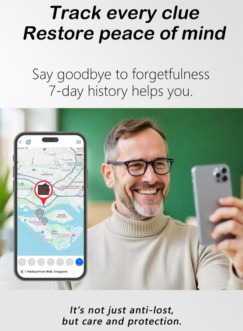 Wallet card GPS tracker works on IOS Android smart finder standby 36 months luggage backpack locator tracking device Global Position Anti-lost card - Image 4