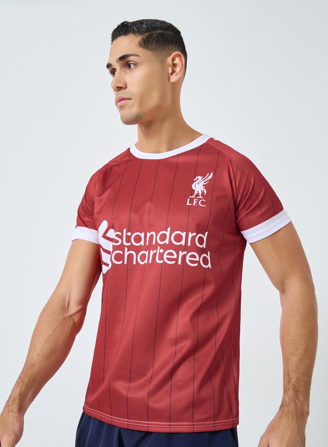 Take Two Men Logo Print Short Sleeves Sports T-Shirt - Image 1