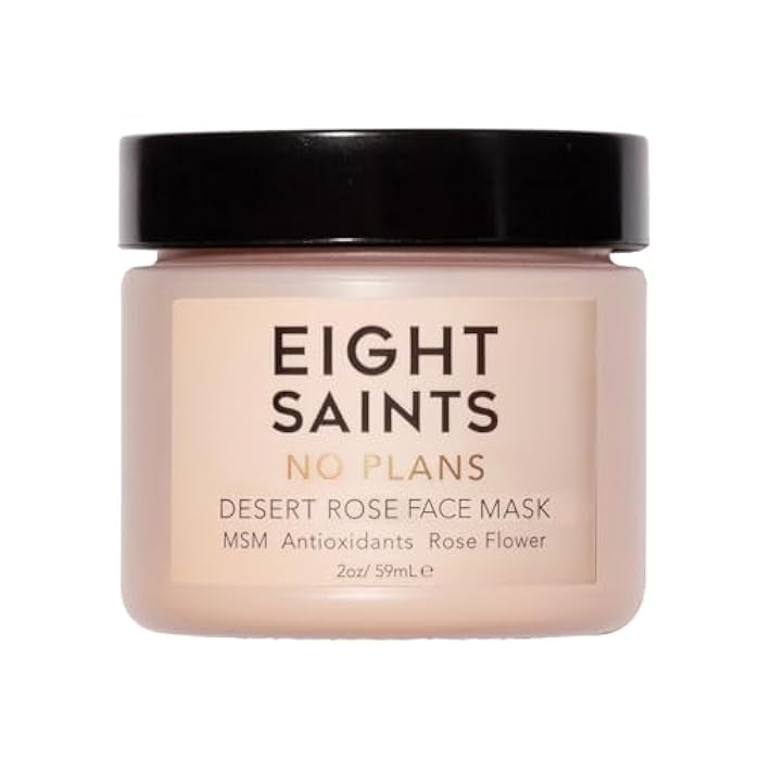Eight Saints No Plans Clay Face Mask Skin Care Product, Natural and Organic Pore Reducing Clay Facial Mask to Remove Blemishes, Acne, Oil, and Impurities, 2 Ounces - Image 1
