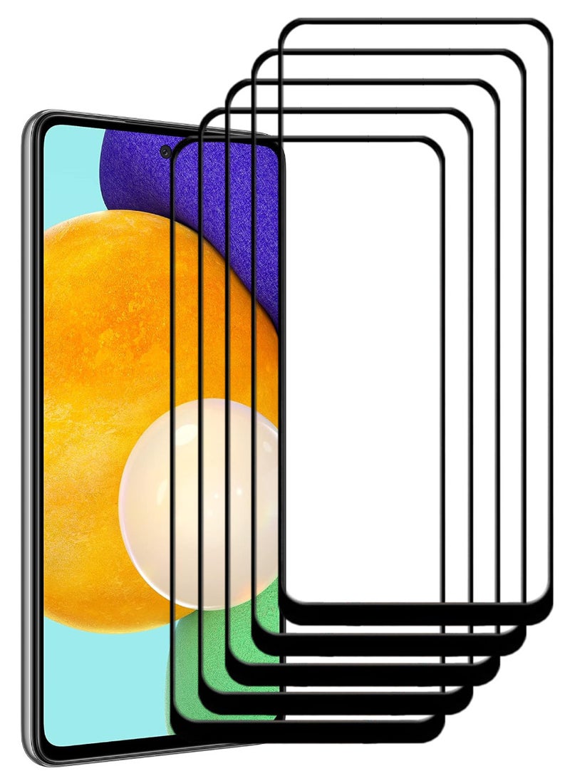 ACLIX 5 Pieces Antistatic ESD Dustproof Premium Quality High Definition Tempered Glass Screen Protector Designed For Samsung Galaxy A52 5G - Image 1