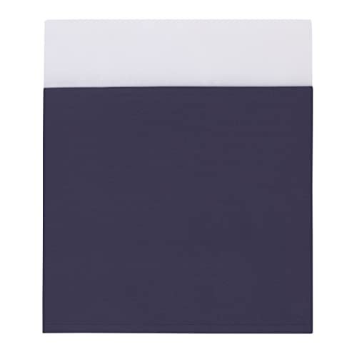 NoJo Little Love by NoJo Soar High Little One Navy, Light Blue, Orange, and White Airplanes, Clouds, and Stars 3 Piece Nursery Crib Bedding Set - Comforter, Fitted Crib Sheet and Crib Skirt - Image 4
