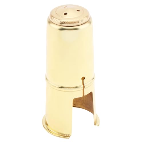 OriGlam Alto Saxophone Mouthpiece Protective Cap, Woodwinds Alto Sax Saxophone Mouthpiece Cap (Gold) - Image 1