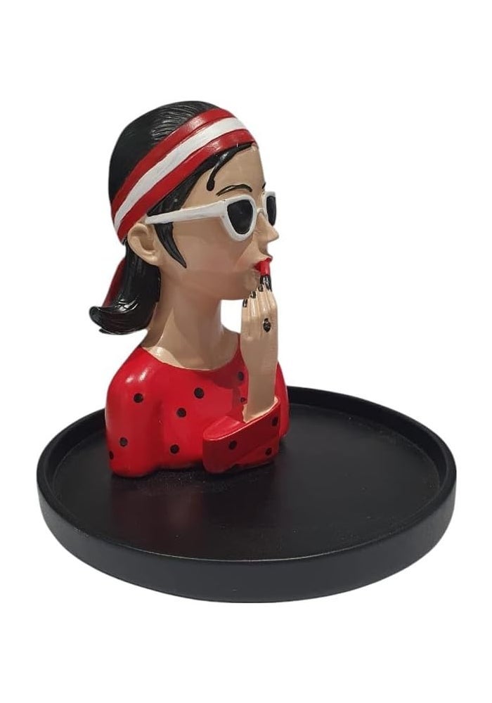 B&D Vintage Lady Figurine Jewelry Holder - Image 4