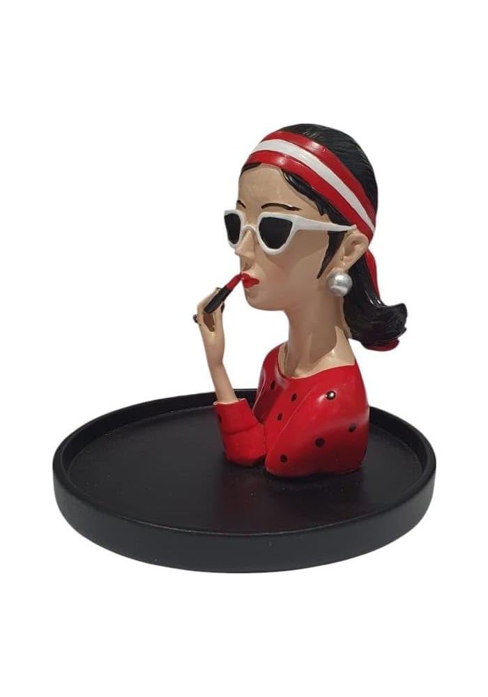 B&D Vintage Lady Figurine Jewelry Holder - Image 3