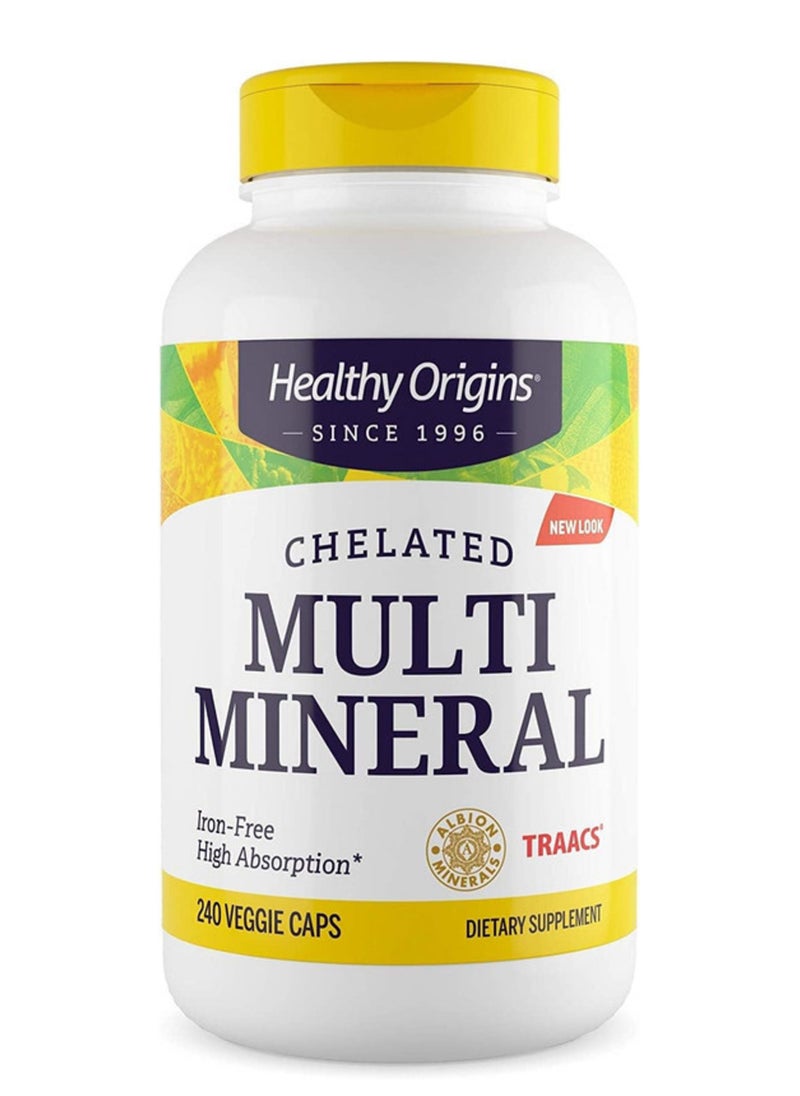 Healthy Origins - Chelated Multi Mineral 240 Capsules - Image 1