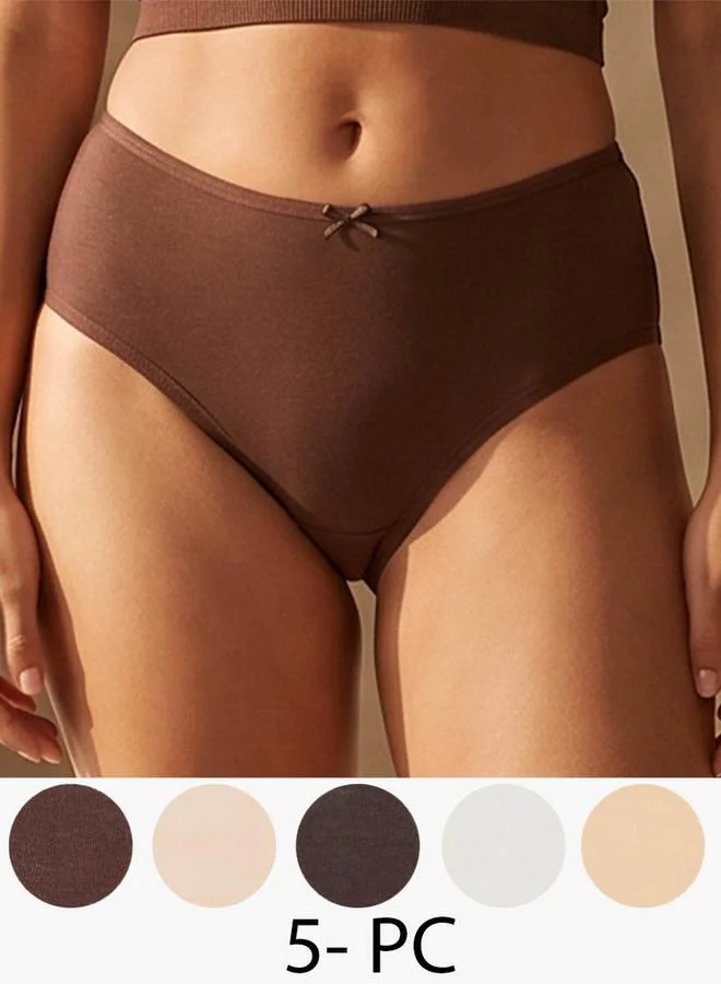 Splash FAV Set of 5 - Briefs Bow Accent