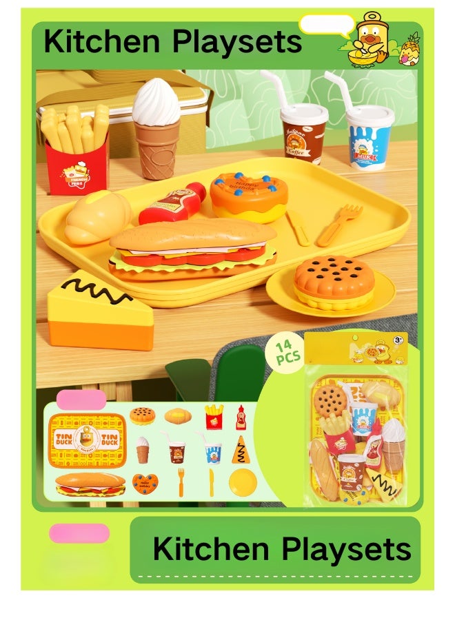 Children's Role Play Toy -Colourful no toxic Fun Kitchen Cutting Play Set - Image 1