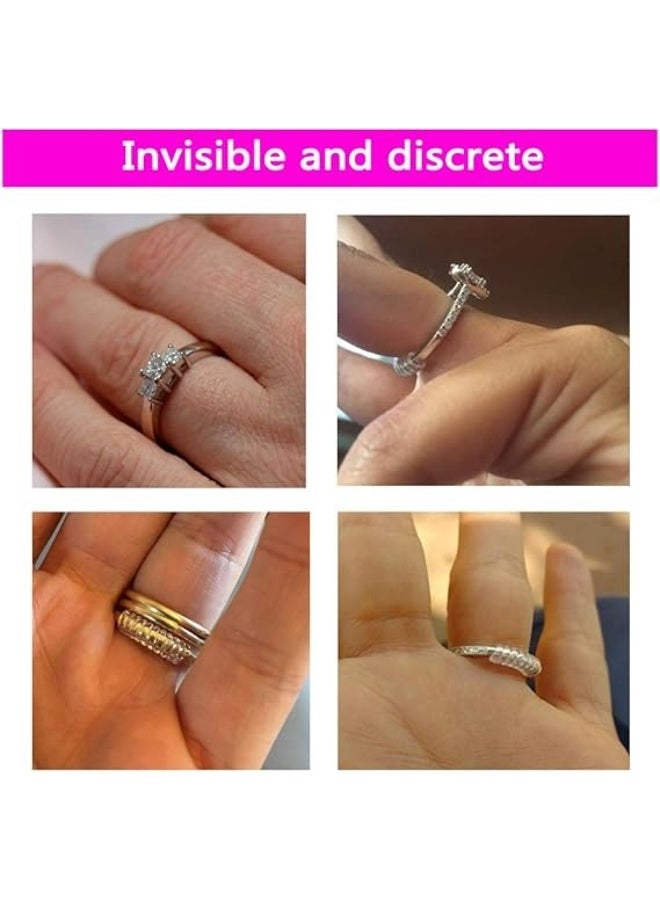 Set of 4 Silicone Spiral Ring Sizers (4 Pieces, Clear) - Image 5