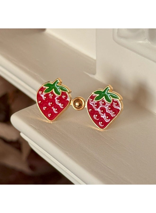 Strawberry Waist Knots – Cute and Playful Waist Accessory with Strawberry Design – Decorative Belt Accent for Dresses, Abayas, and Casual Outfits