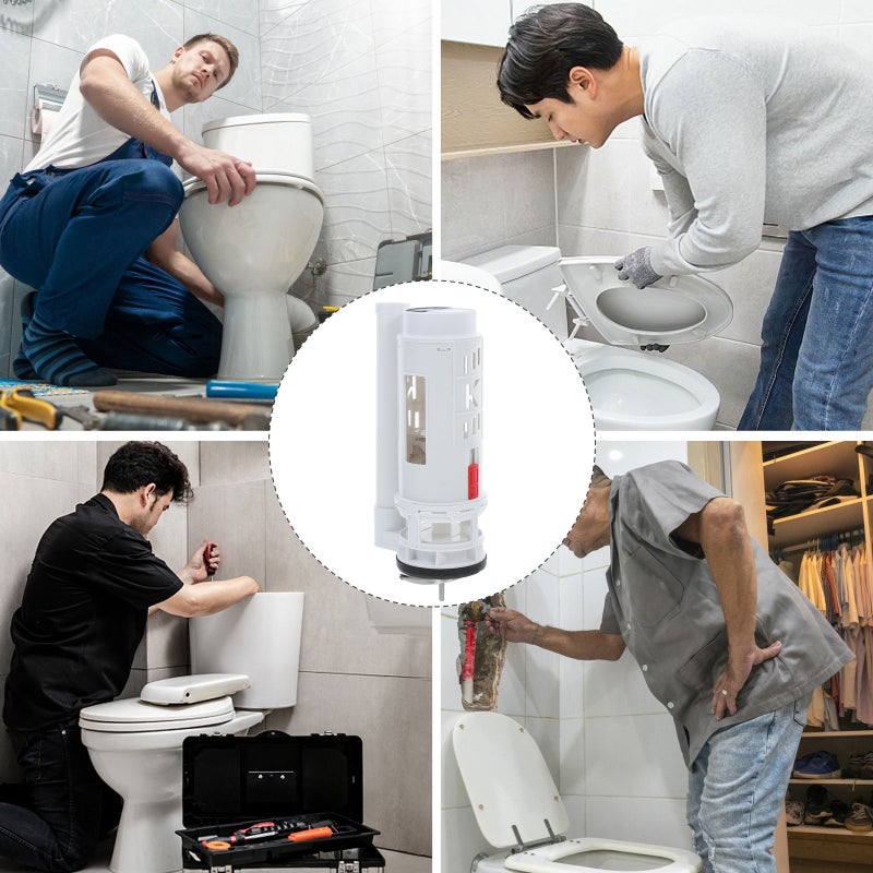 🚽 صمام صرف المرحاض مع تحكم أوتوماتيكي في المياه لإصلاح خزان المرحاض بكفاءة - Image 5
