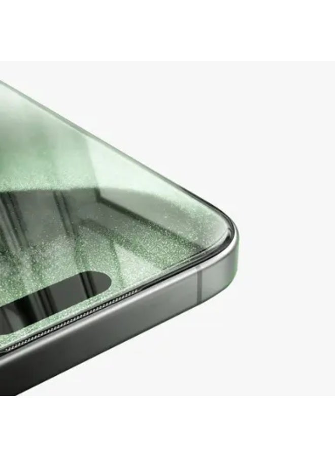 Green Lion 9H Steve HD Glass Protector for iPhone 17 Pro Max | Ultra Clear Tempered Glass | Scratch & Fingerprint Resistant | Full Coverage Screen Guard - Image 2