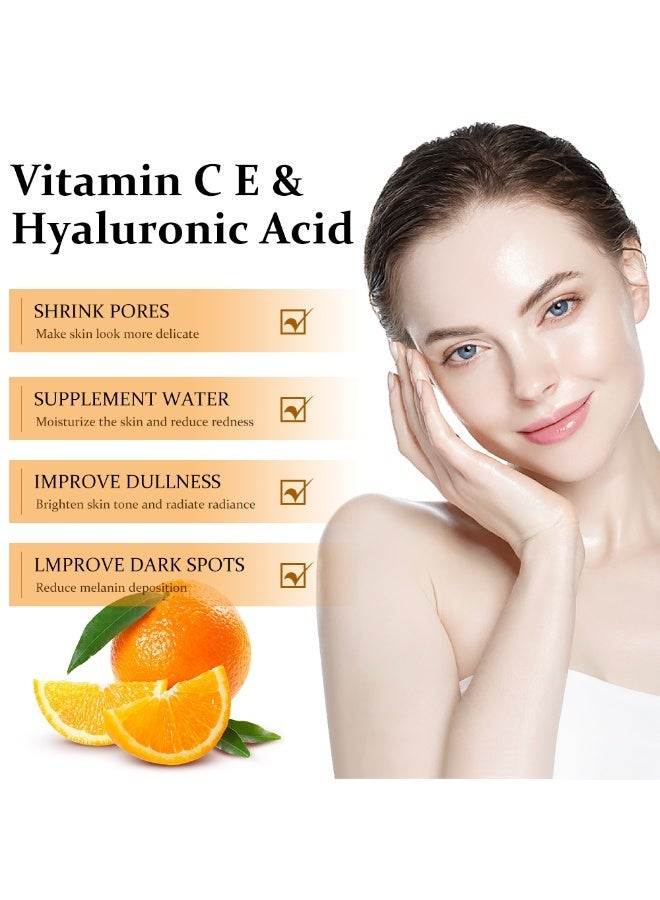 MOOYAM Vitamin C E and Hyaluronic Acid Whitening Toner Facial Toner for Brightening Hydrating and Balancing Skin Tone - Image 3