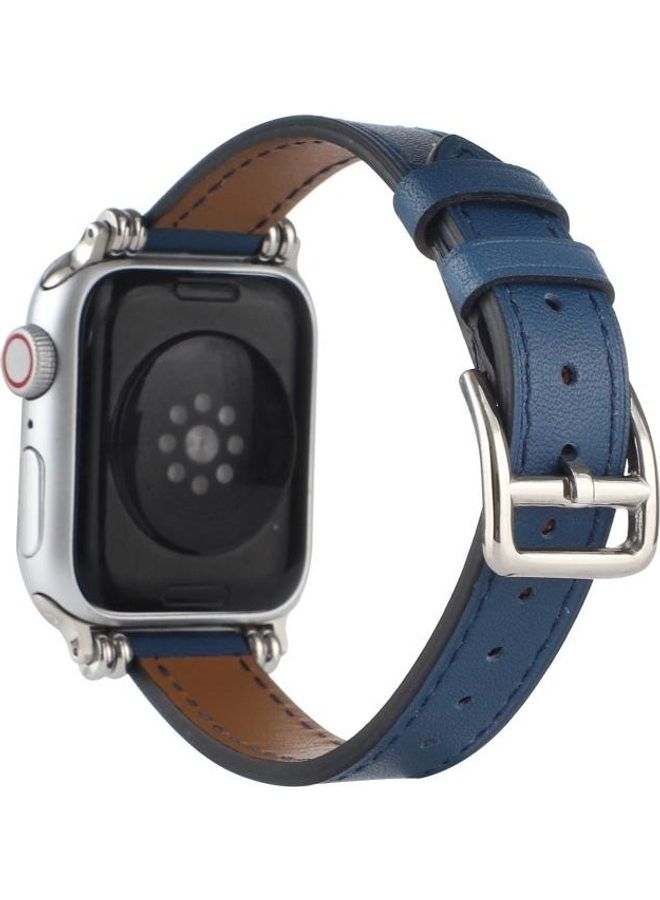 نيبمينينت سوار بديل لساعة أبل ووتش سيريس 7 مقاس 45 مم، وسيريس 6/SE /5 /4 44 3 /2 /1 42 مم أزرق - Image 3