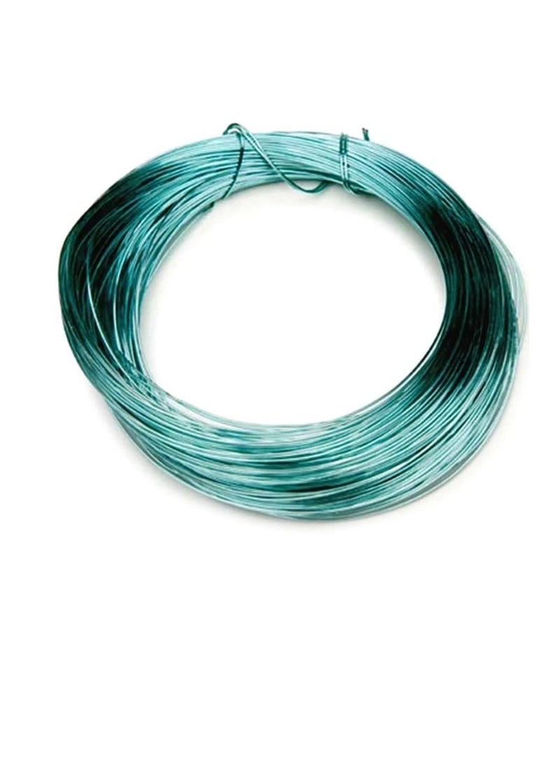 Silver Plated Copper Wire 26 Gauge Sea Green 30 Yards - Image 3