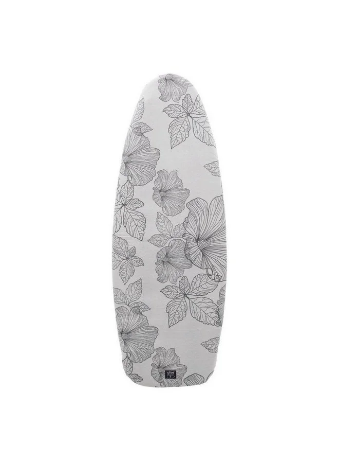 حامل ماكينة تحضير غطاء طاولة الكوي بنقشة زهور بطبقتين أبيض وأسود 105-110 x 30-40 سم 186106