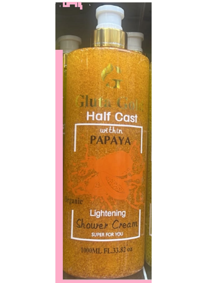 Half Cast Within Papaya Lightening Shower Cream 1000ml