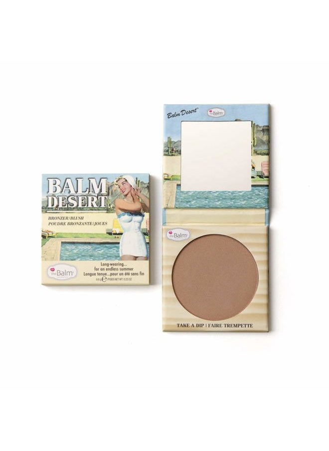 theBalm - Desert Long-Lasting Bronzer/Blush, Natural Glow, Fade-Resistant - Image 1