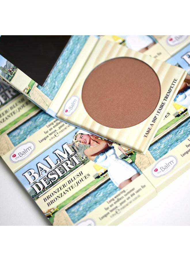 theBalm - Desert Long-Lasting Bronzer/Blush, Natural Glow, Fade-Resistant - Image 1