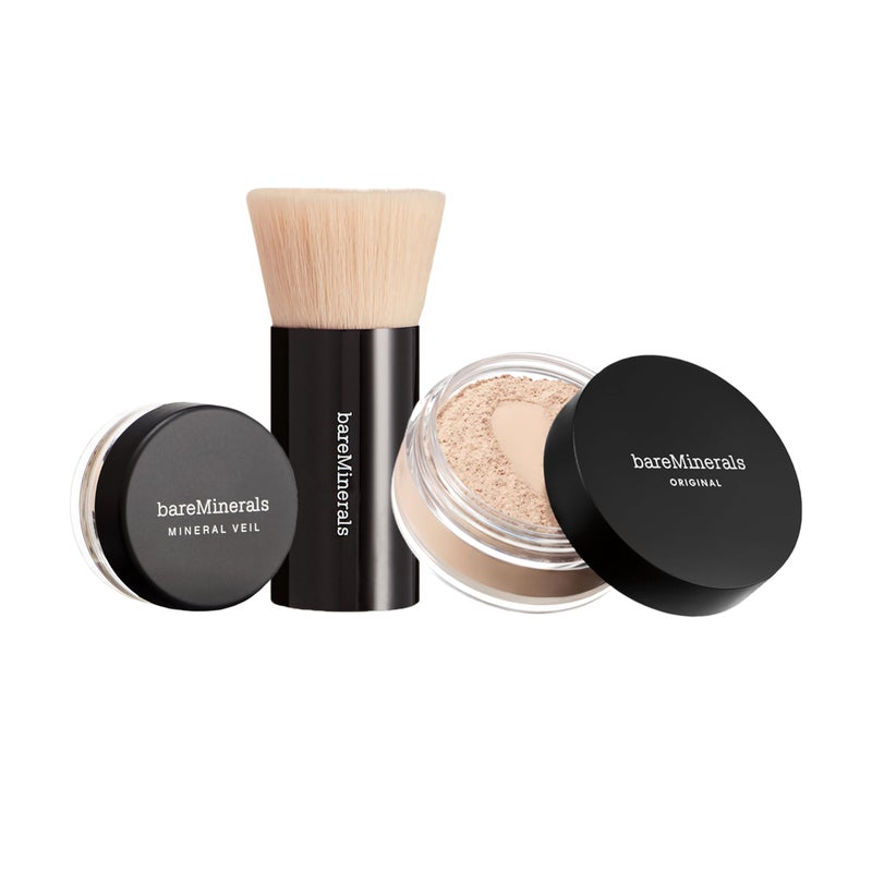 bareMinerals Original Get Started Kit 3-Piece Mineral Makeup Set, Fairly Medium, Vegan, Cruelty-Free & Dermatologist-Tested - Image 1