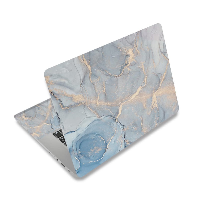 Home Trove ALAYRA Laptop Skin Sticker Decal,12" 13" 13.3" 14" 15" 15.4" 15.6" Laptop Skin Sticker Protector Cover for Toshiba Hp Samsung Dell Apple Acer Leonovo Sony Asus Laptop Notebook (Grey Marble) - Image 5