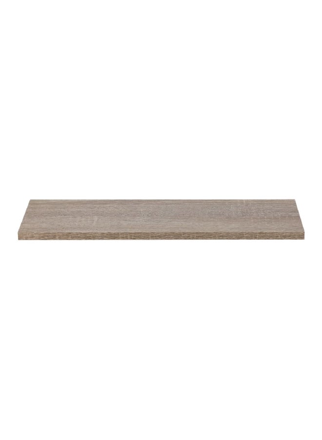 Micasa Superior Quality Wall Mounted Rectangular Wooden Shelf Oak 1.8 x 20 x 60 cm 15459  - Image 1