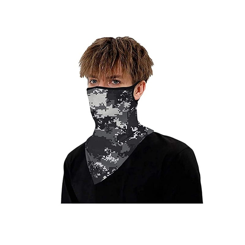 Zikra Unisex Bandana Half Face Mask Sports Scarf Neck Gaiters Breathable Washable Riding Motorcycle Headwear for Dust Cover UV Protection Women Men - Image 1