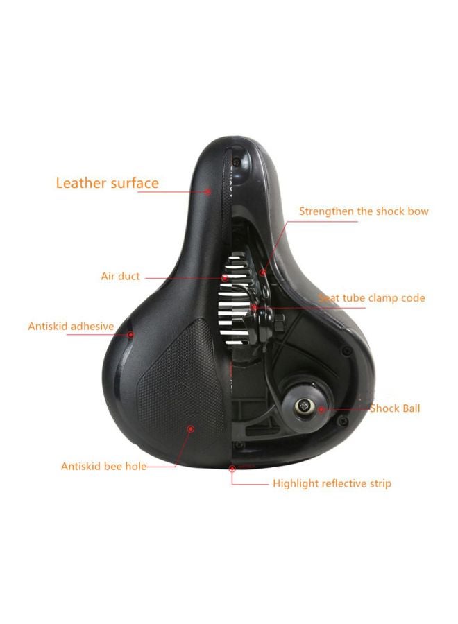 Beauenty Bicycle Seat Saddle 26x21cm - Image 2
