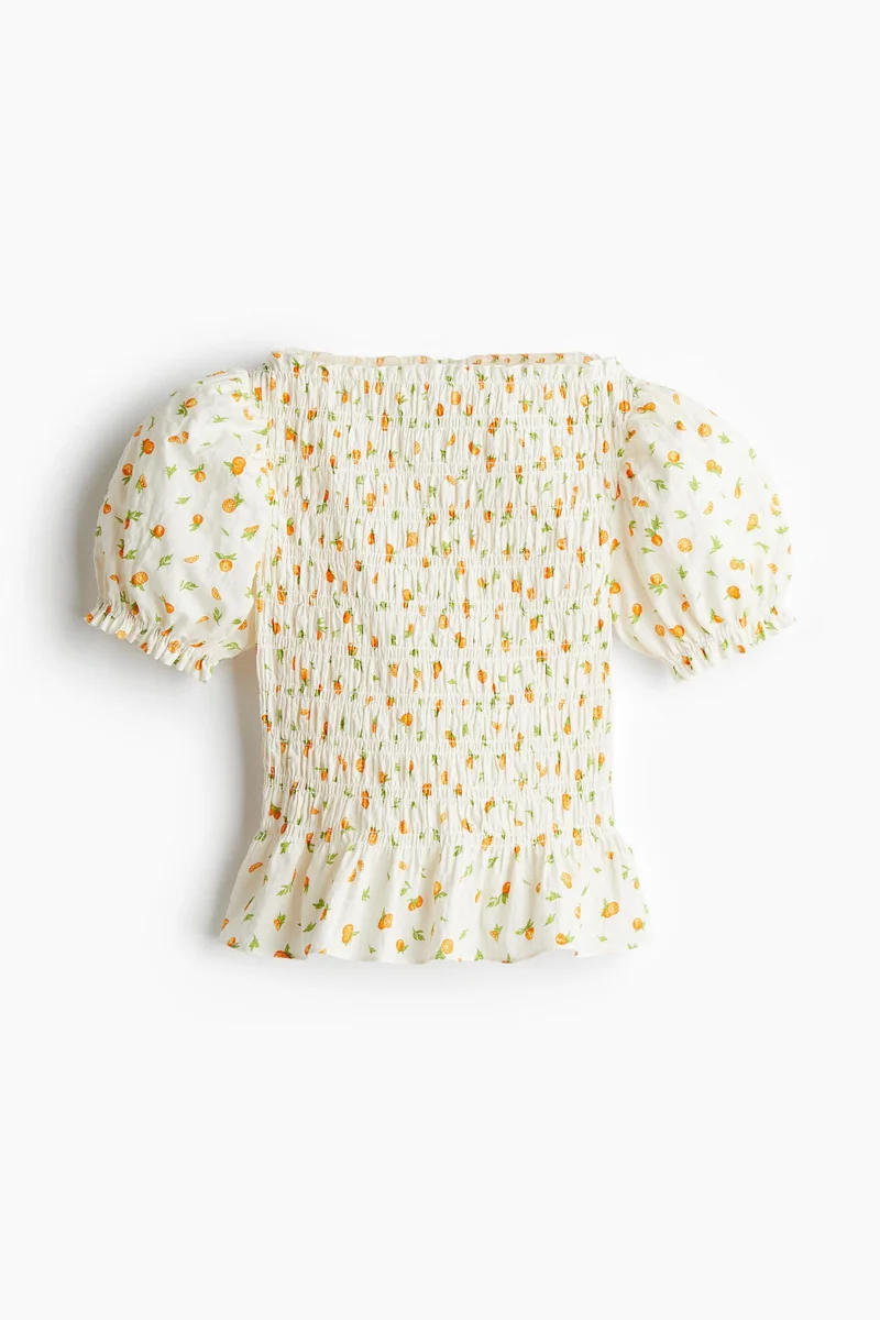 H&M Smocked blouse
