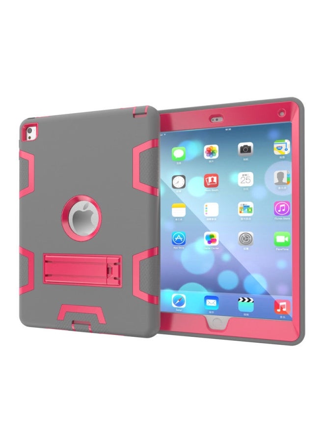 EHOME Hard Case Cover With Stand For Apple iPad Pro 9.7 Inch(2017/2018) Grey/Pink - Image 3