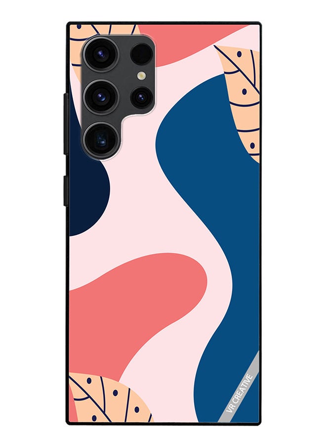 VR CREATIVE Protective Case Cover For Samsung Galaxy S23 Ultra 5G Abstract Modern Digital Painting Fashion Design Multicolour - Image 1