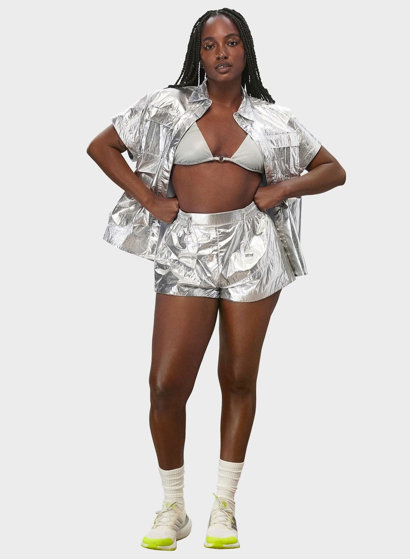 Adidas Metallic Shorts - Image 2