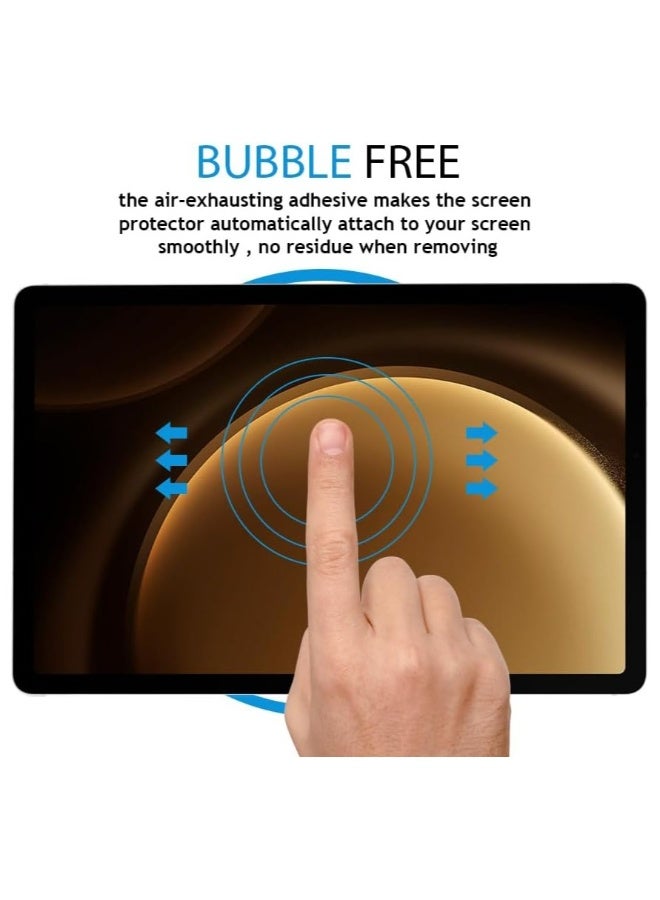 DUSALA Compatible with Samsung Galaxy Tab S9 FE Screen Protector, Anti-Scratching, Ultra-Clear, 9H Hardness, Case Friendly, Samsung Galaxy Tab S9 FE Tempered Glass Protective Film - Image 4