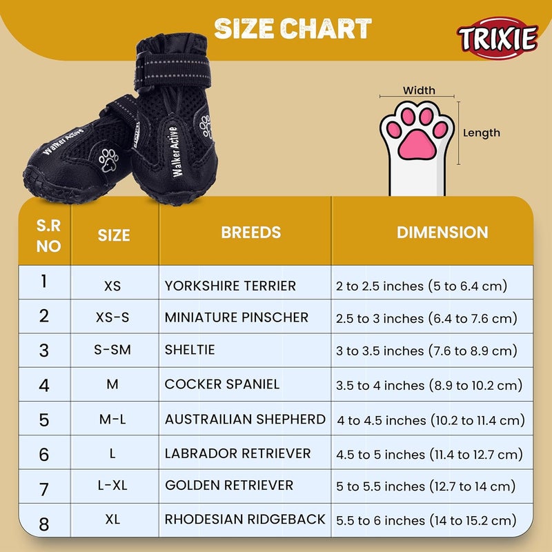 Trixie Walker Active Protective Boots for Dogs, 2 Pieces (M) - Image 3