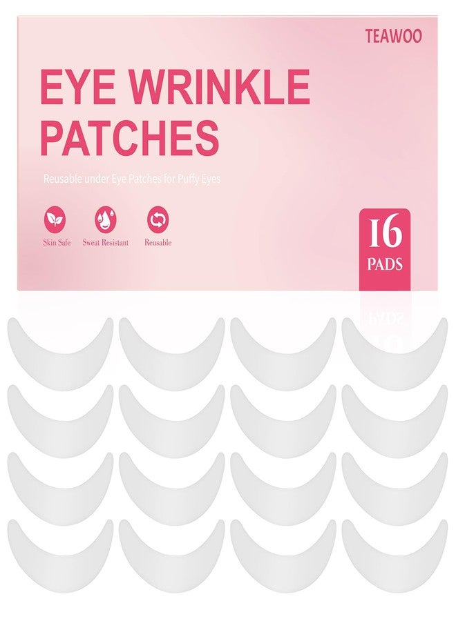 TEAWOO 16 PCS Reusable Under Eye Patches for Wrinkles | Topical Gel Eye Pads for Dark Circles and Eye Bags | Anti-Wrinkle Treatment for Face and Under Eyes | Overnight Eye Patches | Under Eye Pads - Image 1
