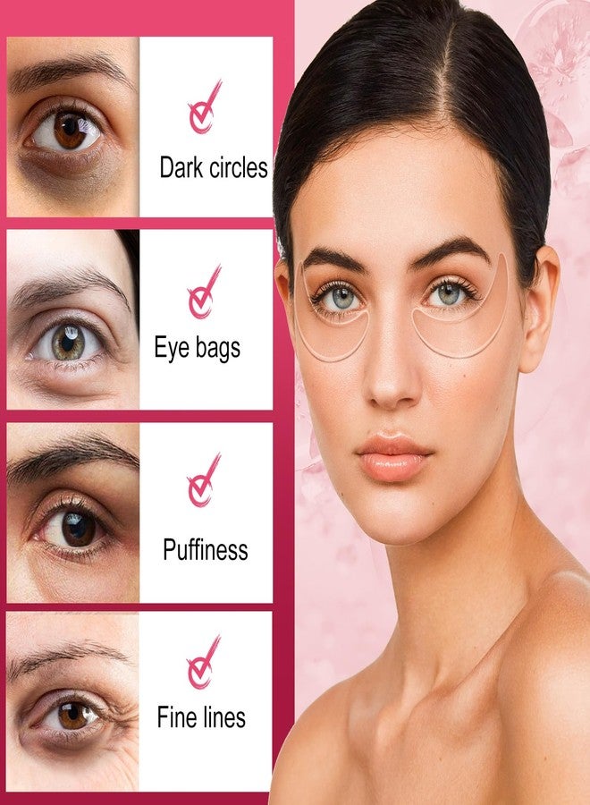 TEAWOO 16 PCS Reusable Under Eye Patches for Wrinkles | Topical Gel Eye Pads for Dark Circles and Eye Bags | Anti-Wrinkle Treatment for Face and Under Eyes | Overnight Eye Patches | Under Eye Pads - Image 2