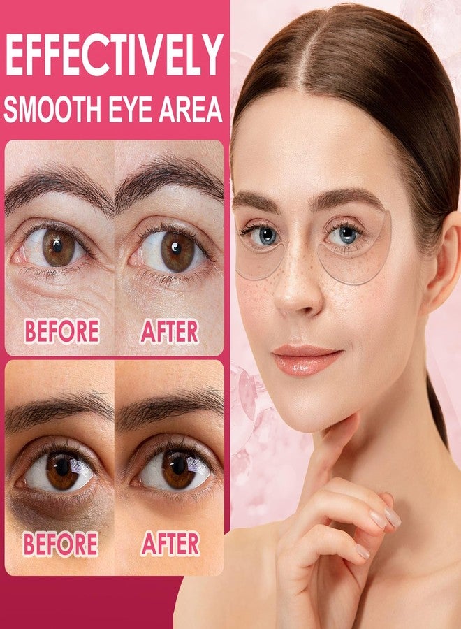 TEAWOO 16 PCS Reusable Under Eye Patches for Wrinkles | Topical Gel Eye Pads for Dark Circles and Eye Bags | Anti-Wrinkle Treatment for Face and Under Eyes | Overnight Eye Patches | Under Eye Pads - Image 3