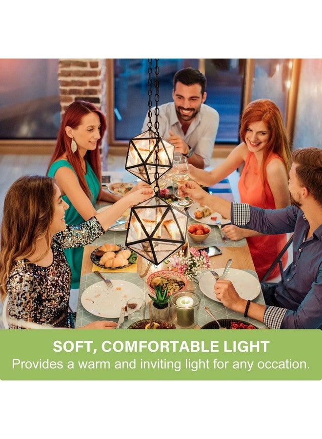 سيجالوكس لمبات إضاءة ليد كانديلابرا قابلة للتعتيم، E12 40 وات ثريا Ca10 برأس شعلة 2700 كلفن أبيض دافئ، لمبة E12 300 لومن للثريات ومروحة السقف والقلادة، عبوة من 12 قطعة - Image 3