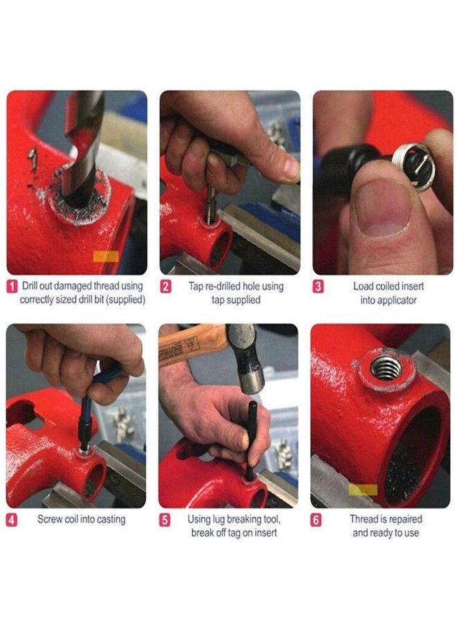 NIBEMINENT 15-Pieces Metric Thread Repair Insert Kit - Image 5