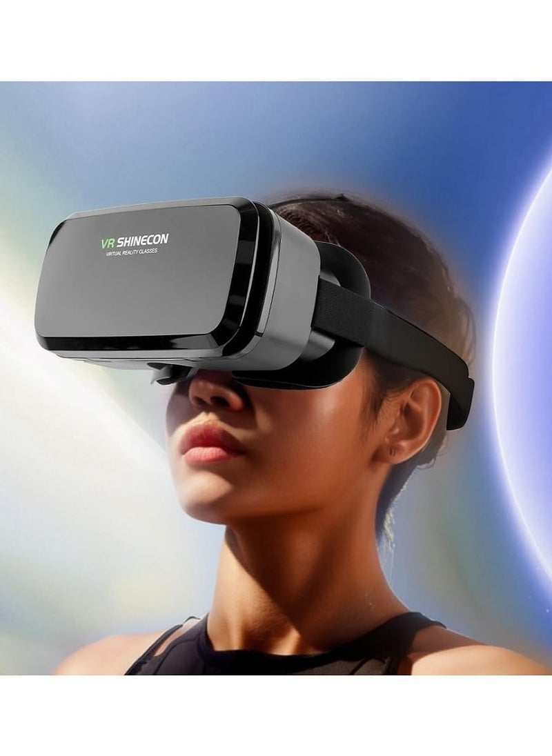 Shinecon - Mobile Phone VR Glasses 3D Virtual Reality Head Wearing Gaming Digital Glasses - Image 1